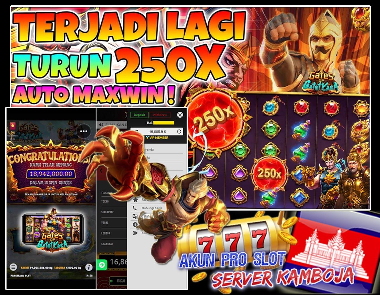 Slot Akun Pro Kamboja Resmi Warga123 Tergacor